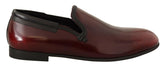 Dolce & Gabbana Bordeaux Patent Leather Dress Loafers Shoes -   -  Dolce & Gabbana.